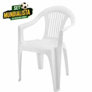 Silla Plástica Barcelona Con Brazo