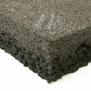 Piso Pastelón Caucho 20 mm x 50 cm x 50 cm Gris