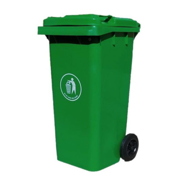 15281576 I313120V 1 Contenedor de Basura 120 lts 2 ruedas Verde 1