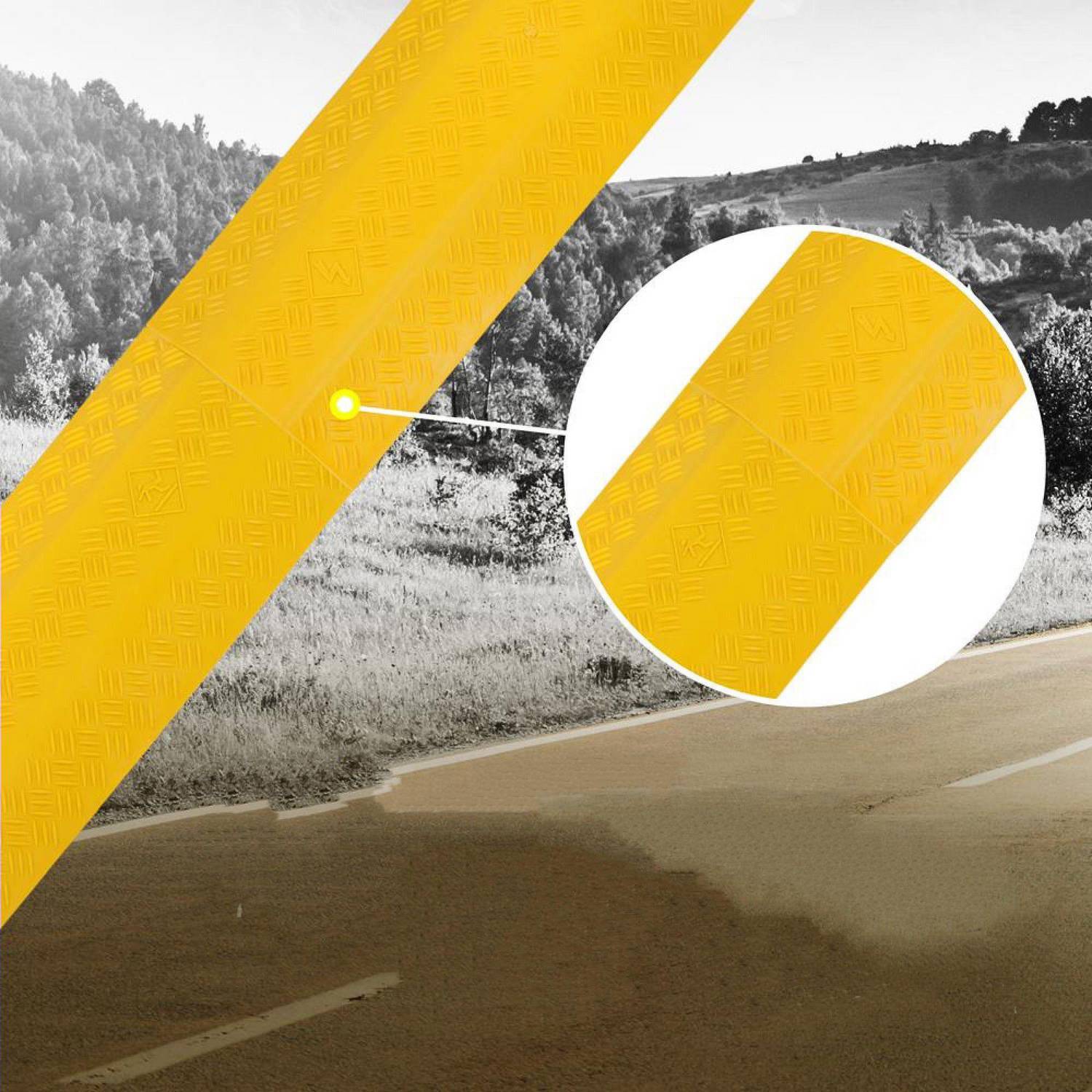 Protector de Cables 13mm PVC Amarillo 100 cm x 13.5 cm x 2 cm 2 Protector de Cables 13mm PVC Amarillo 100 cm x 13.5 cm x 2 cm - Imagen 2