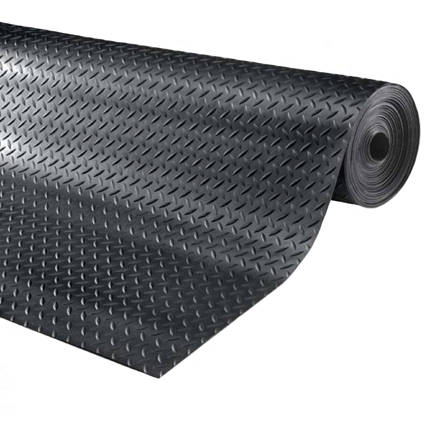 Piso PVC Diamantado Negro 1,2 mm Espesor x 2 m Ancho x 1 m Lineal 3 Piso PVC Diamantado  Negro 1,2 mm Espesor x 2 m Ancho x 1 m Lineal - Imagen 3