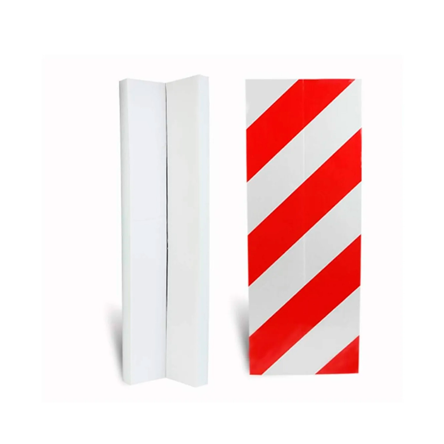 Protector Pilar Estacionamiento Importado 500 mm x 300 mm x 15 mm Autoadhesivo Reflectante EVA Rojo/Blanco 2 Protector Pilar Estacionamiento Importado 500 mm x 300 mm x 15 mm Autoadhesivo Reflectante EVA Rojo/Blanco - Imagen 2