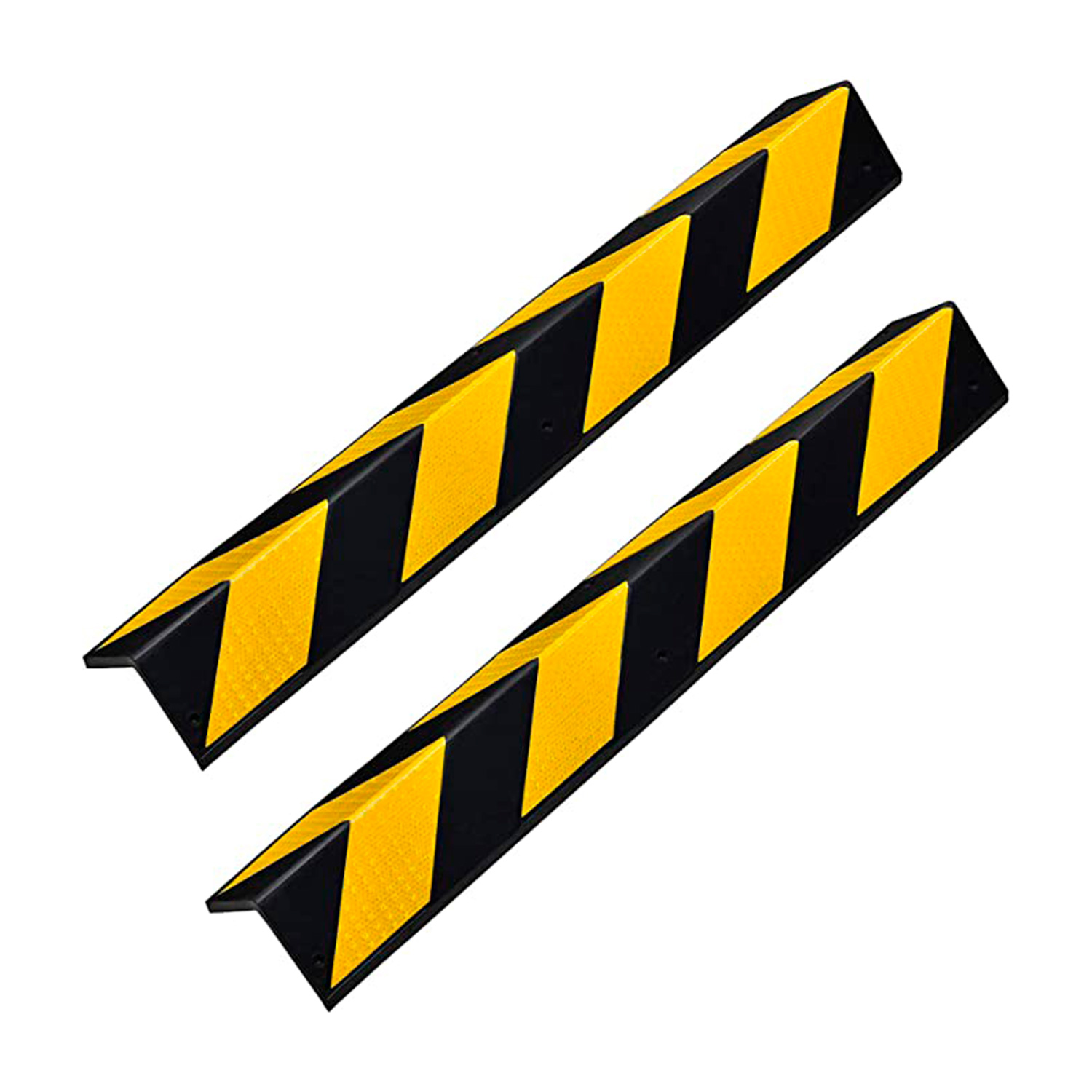 Protector Pilar Estac Imp 800X100X8Mm Goma Amar/Neg