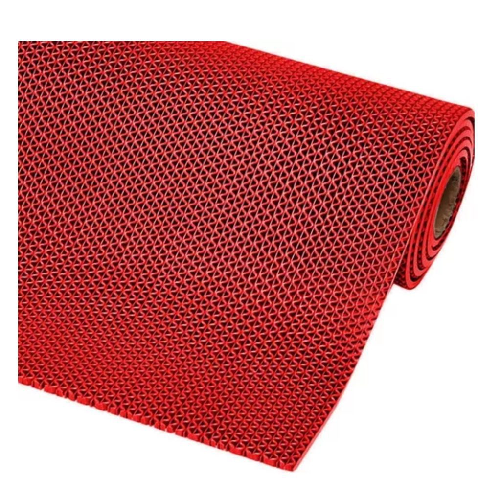 Cruzeiro Gomas - Piso PVC Rollo Tipo Wet Rojo 4,5 mm x 1,2 m x 15 m ...