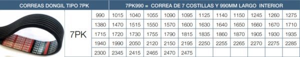 Correas   7Pk-1670 Dongil - Imagen 2