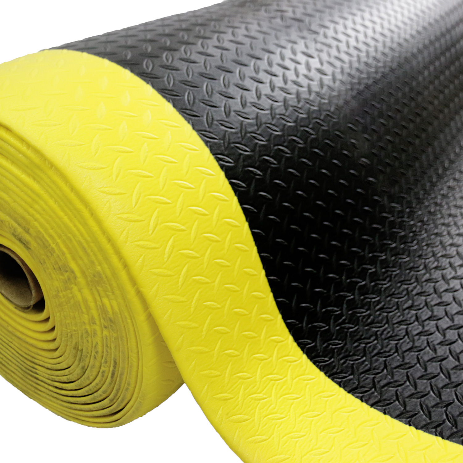 Piso EVA Rollo Seguridad Diamantado 10 mm Espesor x 1,22 m Ancho x 12 m Negro/Amarillo 1 Piso EVA Rollo Seguridad Diamantado 10 mm Espesor x 1,22 m Ancho x 12 m Negro/Amarillo