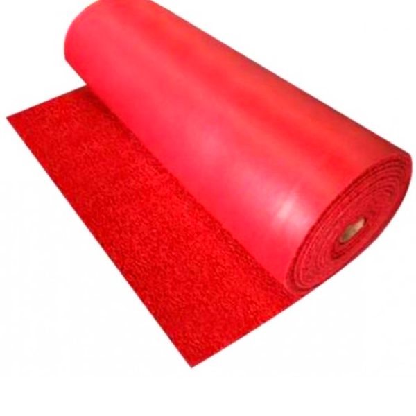 21920658 I274FELP116 1 Alfombra limpiapie pvc tipo nomad alto tr fico 1 20 mts ancho 12 5 mm espesor rojo 1