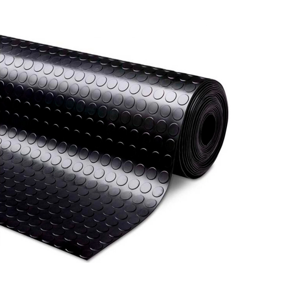 Piso de PVC Estoperol Negro 1,2 mm Espesor x 2 m Ancho x 1 m lineal
