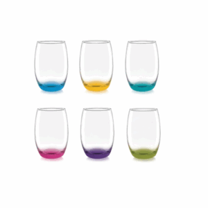 Display 6 Vasos Altos Mikonos Fondo Color 460 Cc