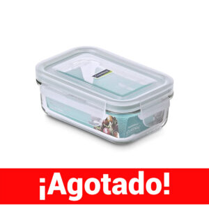 Contenedor Vidrio Hermetico Rect. 400Ml Glasslock