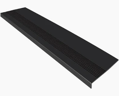 Grada Estriada Negro 5 mm x 300 mm x 1500 mm 1 Grada Estriada Negro 5 mm x 300 mm x 1500 mm