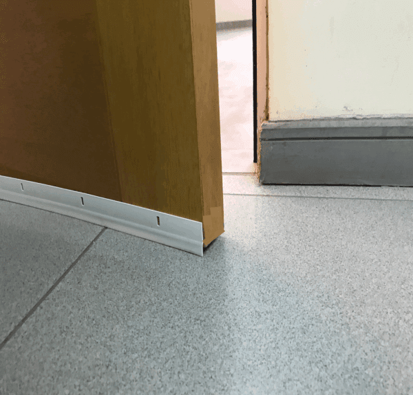 Perfil Super Sello Puerta Pvc Cafe (T1Mt)