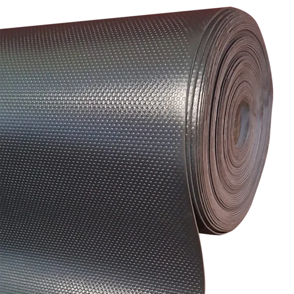 Piso Pvc Ecopiso Tp 1.50 Point Negro - Rollo 25 Mts