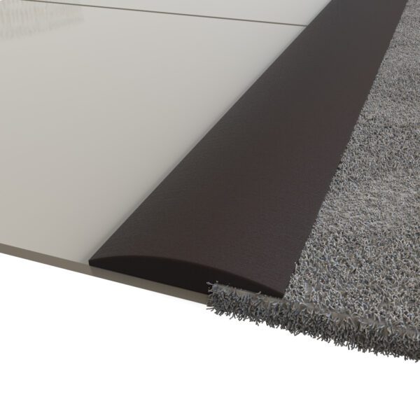 Perfil Cubrejunta Terminal Pvc 40Mm Cafe (R50Mt)