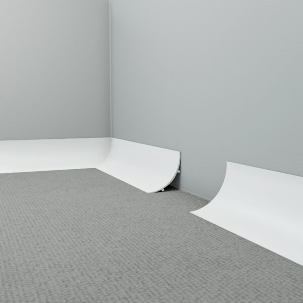 Perfil Guardapolvo Retorno Sanitario Pvc 50Mm Blanco (T3Mt)