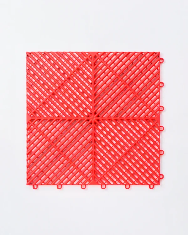 Piso de Garage Modular - Rojo (40x40x1.8cm)