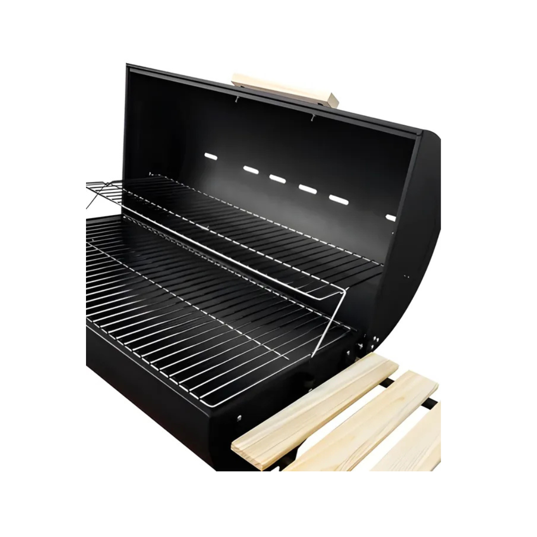 Parrilla Para Asado Rodeo Medio Tambor con tapa. 4 Parrilla Para Asado Rodeo Medio Tambor con tapa. - Imagen 4