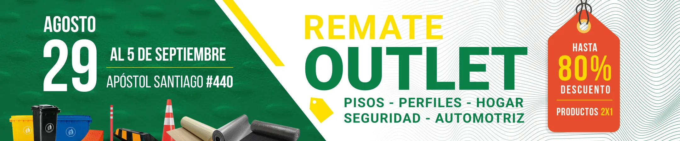 Remate Outlet 2025 - Del 29 de Agosto al 5 de Septiembre