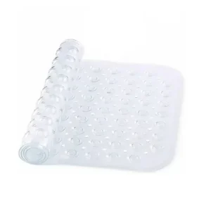 Piso Baño Ducha 39X100Cm Pvc Blanco Transparente
