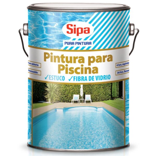 Pintura Piscina SIPA Azul – Tineta 4 Galones