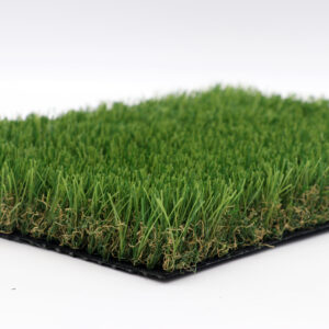 Pasto Sintético Rollo Ornamental Jardín Verde/Café 30 mm Espesor x 2 m Ancho x 25 m