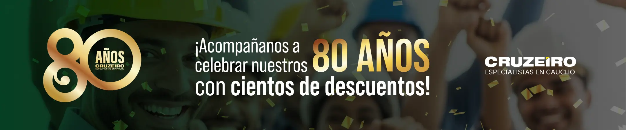 Celebra juntoa nosotros nuestros 80 años