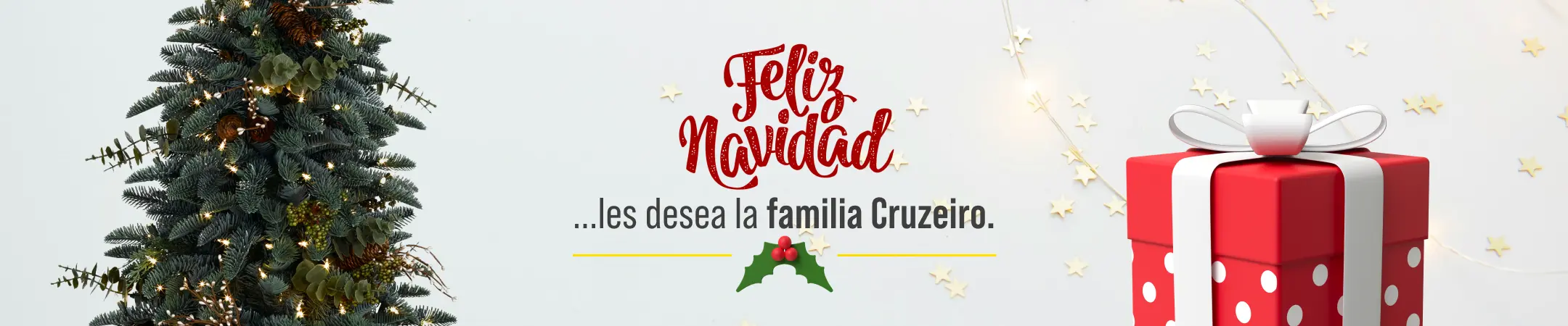 Feliz navidad...les desea la familia Cruzeiro.
