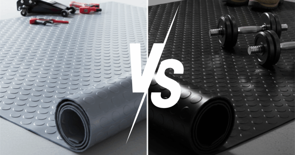 ¿Piso PVC o Caucho Como elegir el piso correcto segun tu proyecto