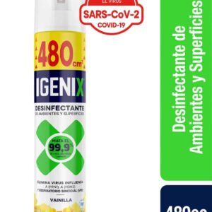 Desinfectante Aerosol Igenix Vainilla Jirafa 480 ml