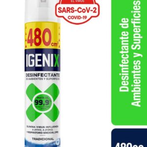 Desinfectante Aerosol Igenix Tradicional Jirafa 480 ml