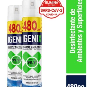 Pack Desinfectante Aerosol Igenix Tradicional 480 ml