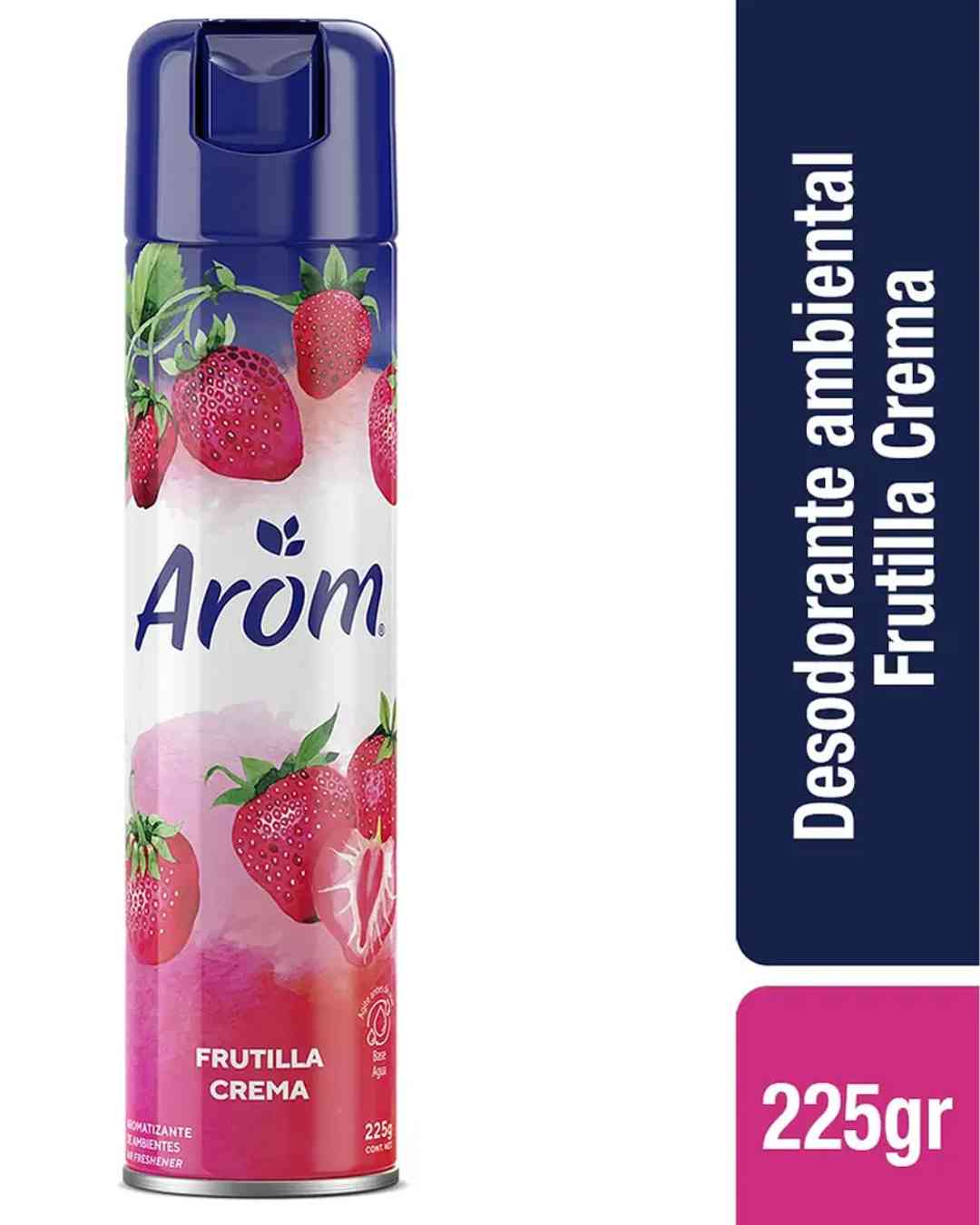Desodorante Aerosol Arom Frutilla Crema 225 gr 1 Desodorante Aerosol Arom Frutilla Crema 225 gr