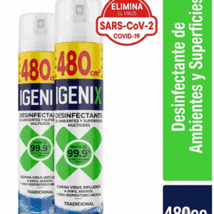 Pack Desinfectante Aerosol Igenix Tradicional 480 Ml
