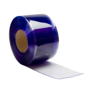Lama Aislante PVC Azul transparente 2 x 200 mm Ancho x Rollo 30 m