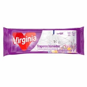 Traperos Pisos Multiuso Virginia Lavanda Flores 10 Un