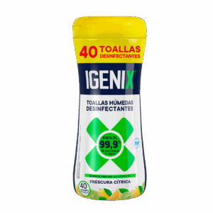 Wipes Desinfección Frasco Igenix 40 Un
