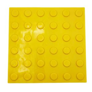 Palmeta Táctil No Vidente Estoperol Amarilla 30 cm x 30 cm