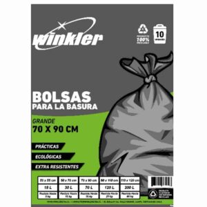 Bolsa de Basura Negra Economica 70 x 90 x 0.24 10 unid