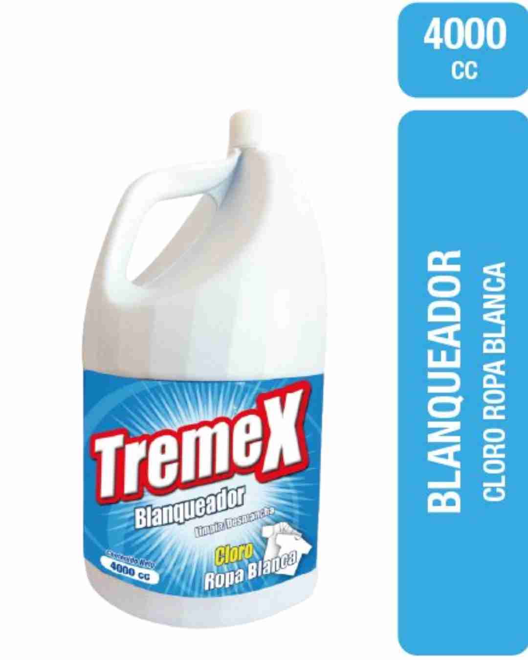 Cloro Tremex Ropa Blanca 4 Lt 1 Cloro Tremex Ropa Blanca 4 Lt