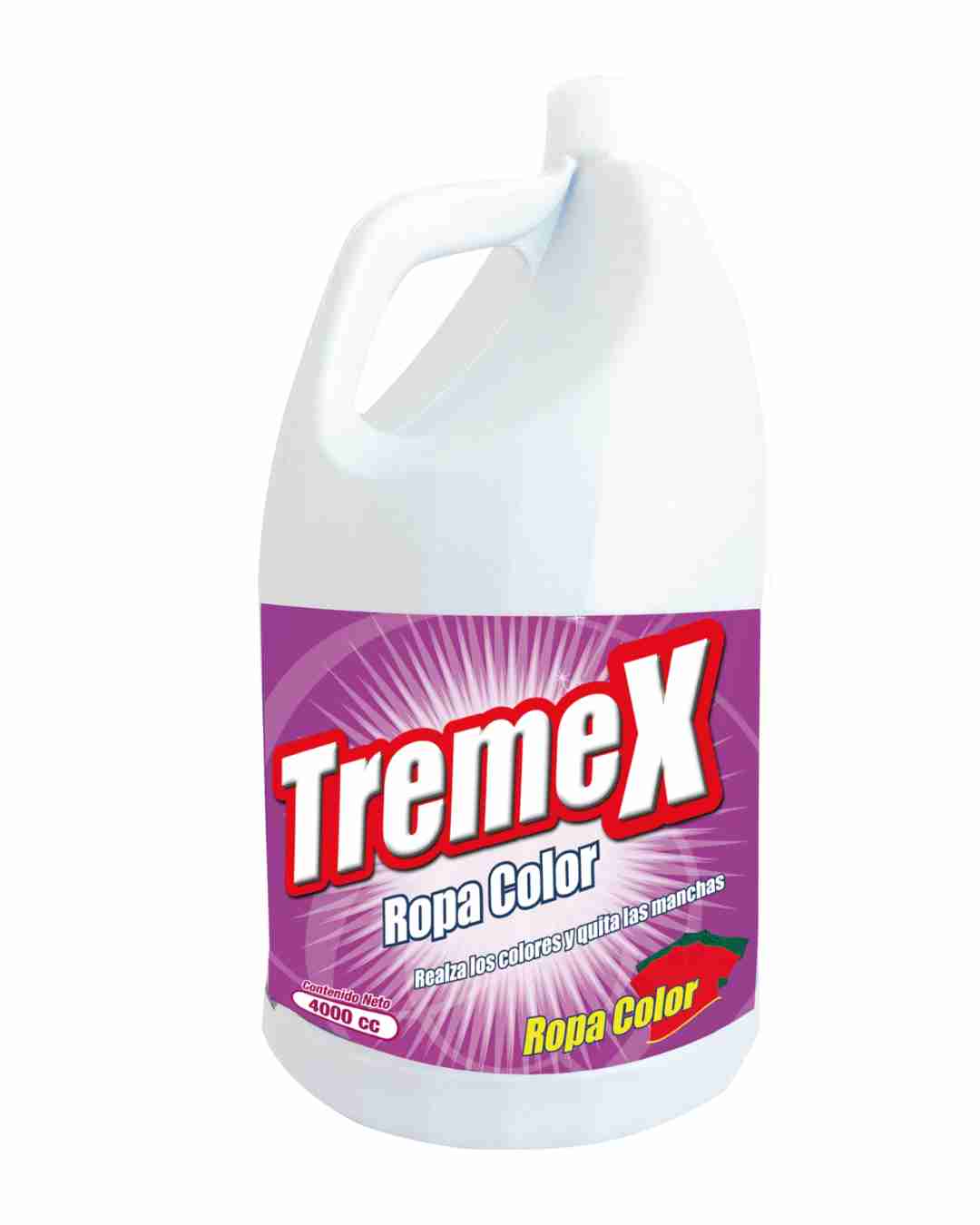 Cloro Tremex Ropa color 4 Lt 1 Cloro Tremex Ropa color 4 Lt