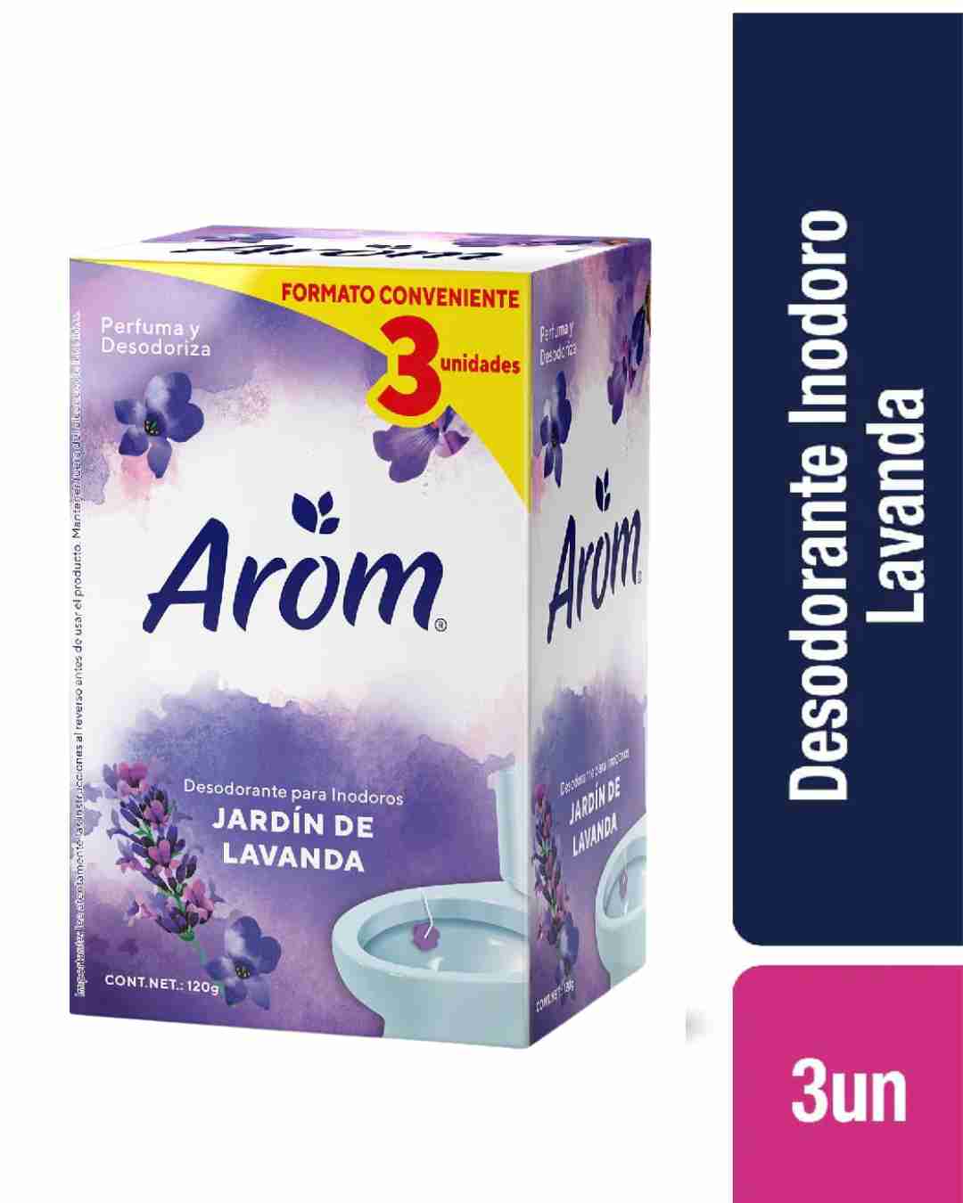 Desodorante Wc 3x2 Arom Jardín De Lavanda 120 Gr 1 Desodorante Wc 3x2 Arom Jardín De Lavanda 120 Gr