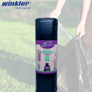 Bolsa de Basura 120 lt Negra 80 x 110 cm 0.19 Rollo 10 unid