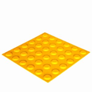 Palmeta Táctil No Vidente Estoperol Amarilla 30 cm x 30 cm