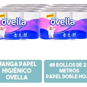Higiénico Ovella Dh 12 X 4 X 22 Mts.(48 Rollos)