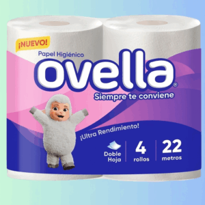 Manga Papel Higiénico Ovella Dh 12 X 4 X 22 Mts.(48 Rollos)