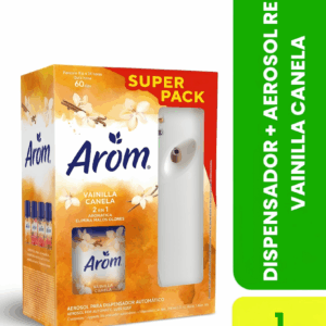 Dispensador + Aerosol Refill Vainilla Canela + 2BATAA Un