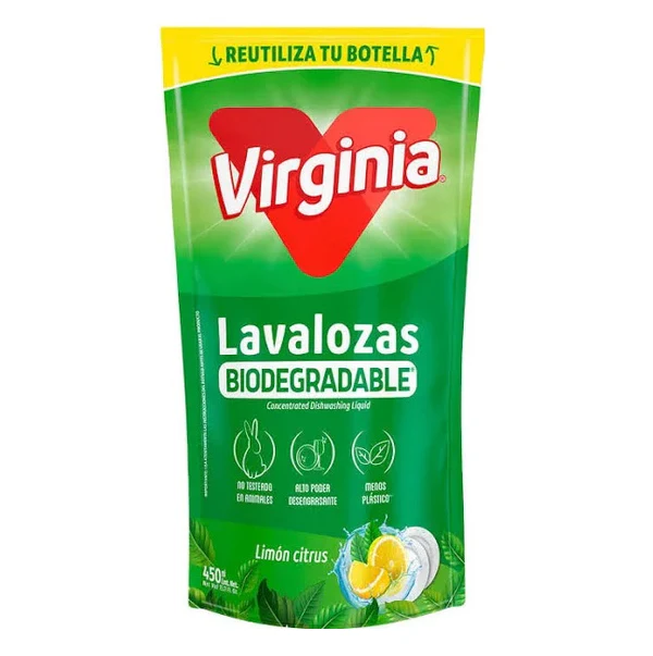 Lavalozas Virginia Dp Limón Citrus 450Ml