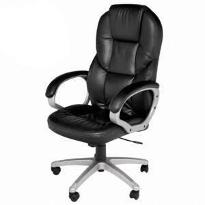 Silla Escritorio Eco Cuero Negra