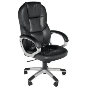 Silla Escritorio Eco Cuero Negra