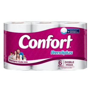 Papel Higiénico Confort Rendiplus DH 6 X 20 Mts